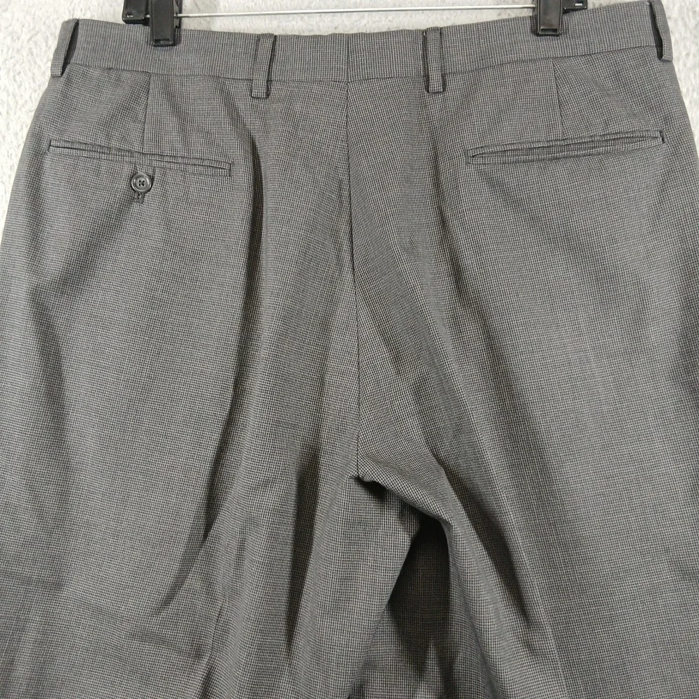 Jos. A. Bank 100% Wool Two-Button‎ Suit Set 43R 37W Micro-Pattern Gray